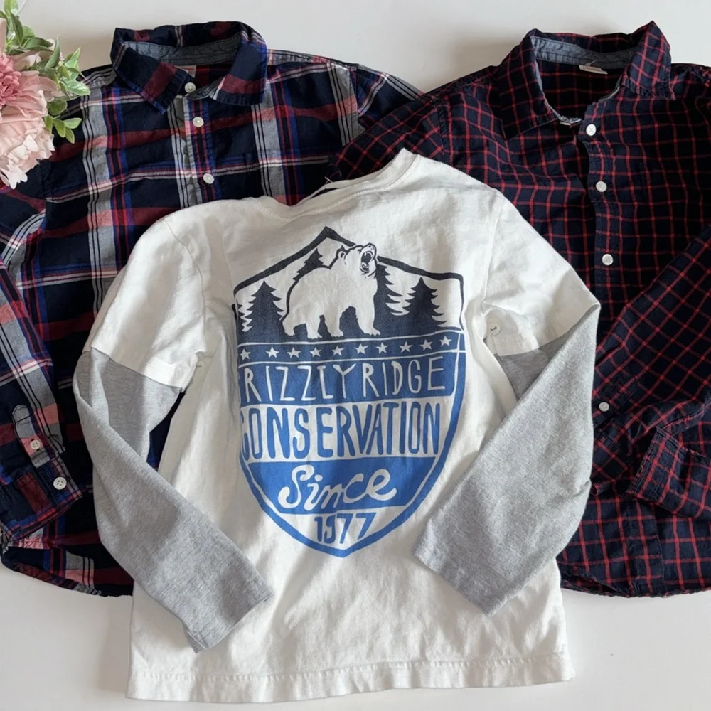 Gymboree Boys Shirts  Size 10/12 Gymboree Boys plaid Button Down Shirts Size 10